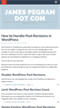 Mobile Screenshot of jamespegram.com