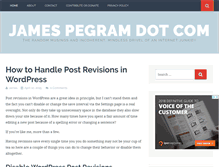 Tablet Screenshot of jamespegram.com